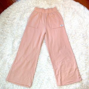 H&M pink flare bottom sweatpants!